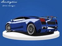 pic for Lamborghini Gallardo Superleggera v8 Blu